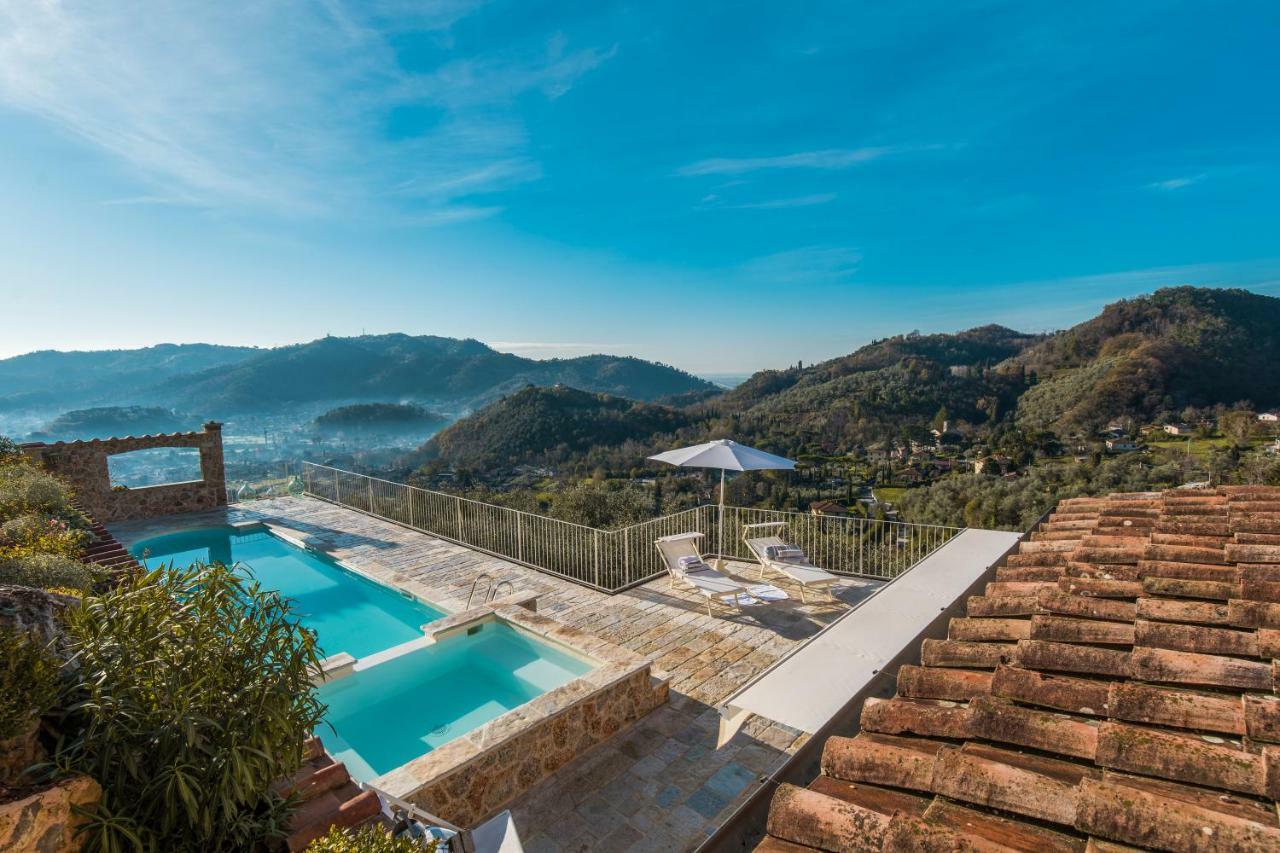 Charming Farmhouse In The Hills, Private Pool, Sea View, Dream Panorama Camaiore Ngoại thất bức ảnh